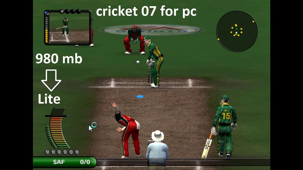 ea cricket 2007 full version for pc